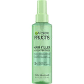 Garnier Fructis Hair Filler Fullness Repair Thickening Spray, Volumizing Spray with Polypeptides and Hair Repair Complex for Thin, Weak Split Ends, 4.4 Fl Oz