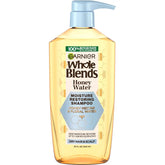 Garnier Whole Blends Honey Water Moisture Restoring Shampoo, Hair Care for Dry Hair and Dry Scalp with Honey Nectar and Floral Water, 28 Fl Oz