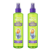 Garnier Fructis Curl Refresher Reviving Water Spray, Sulfate Free, 8.5 Fl Oz, 2 Count (Packaging May Vary)