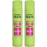 Garnier Fructis Sky-Hi Volume Hairspray, Anti-Humidity Volumizing Spray With Bamboo Extract, Provides 24-Hour of Flexible Hold and Frizz Control, 8.25 oz, 2 Count (Packaging May Vary)