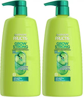 Garnier Fructis Grow Strong Shampoo, 33.8 Fl Oz, 1 Count (Packaging May Vary) (Pack of 2)