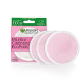 Garnier Micellar Cleansing Eco Pads,Reusable,3 Ultra-soft Microfiber Pads,(Packaging May Vary),(Pack of 6)