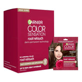 Garnier Color Sensation Root Retouch, Demi Permanent Hair Dye for Roots with 100% Gray Coverage and No Ammonia, Light Brown 6.0, Pack of 6 (Packaging May Vary)
