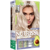 Garnier Nutrisse Ultra Color Hair Color, Permanent Hair Dye for Up to 8 Weeks of Bold, Vibrant, Fade-Resistant Results, Vegan & Cruelty-Free, PL2 Ultra Light Platinum (Mascarpone Crème), 1 Count