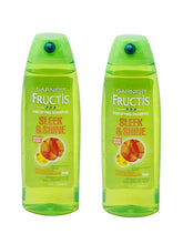 Garnier Fructis Shampoo Sleek & Shine 13 Ounce Frizzy/Dry (384ml) (2 Pack)