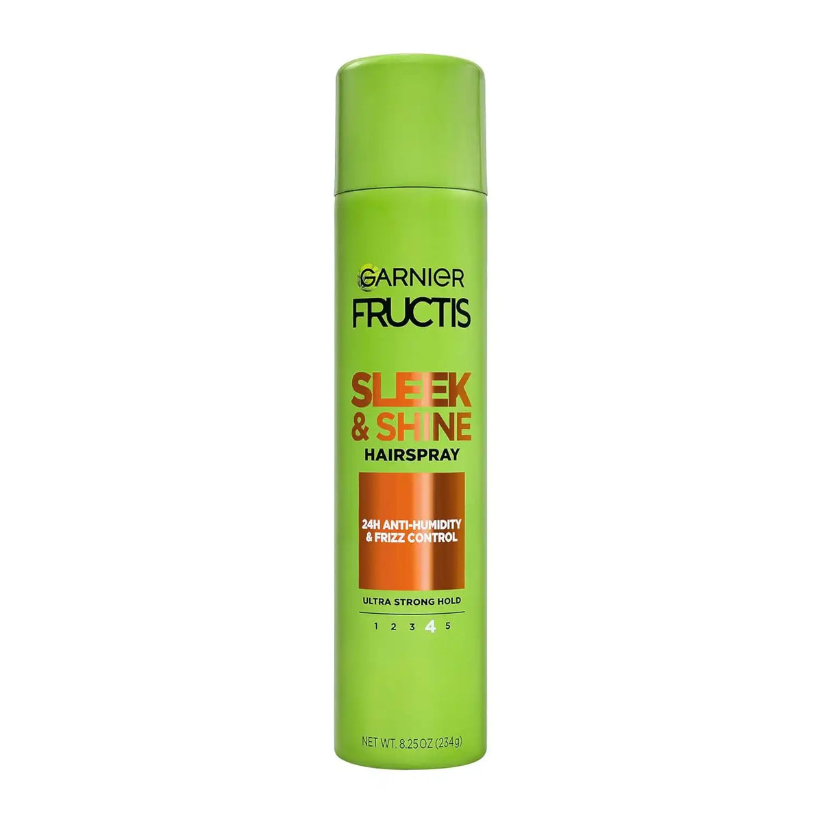 Garnier Fructis Sleek & Shine Hairspray, Provides 24-Hour Anti-Humidity and Frizz Control, Extra Strong Hold, Infused with Bamboo Extract for Ultra-Smooth Hair, 8.25 oz (Packaging May Vary)