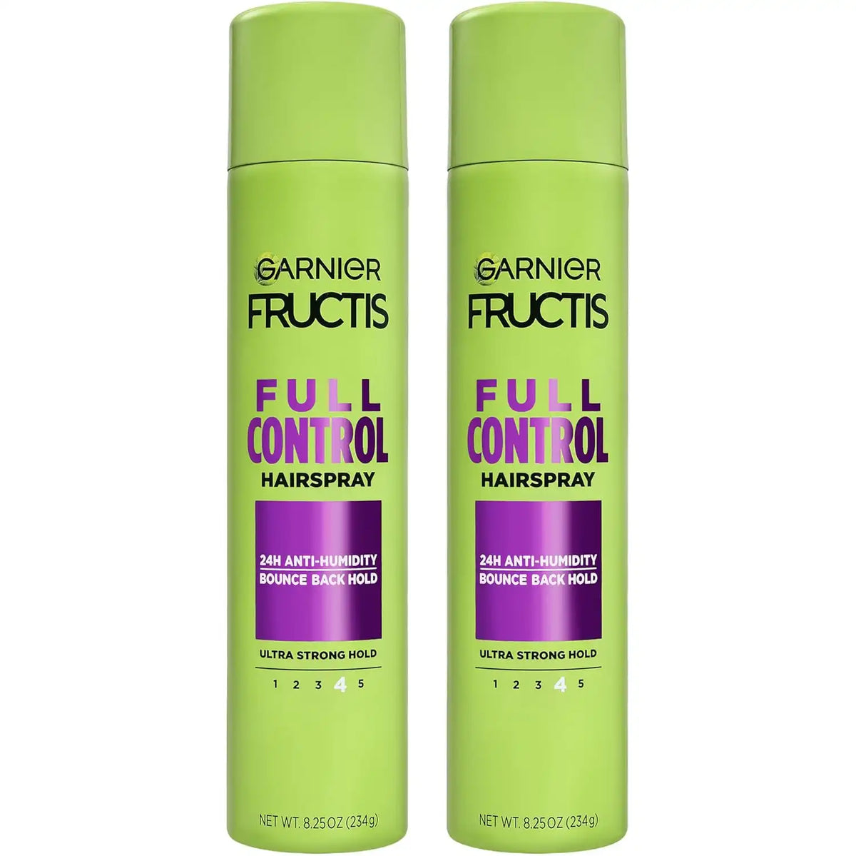 Garnier Fructis Style Full Control Anti-Humidity Hairspray, Ultra Strong Hold, 8.25 oz. (Pack of 2)