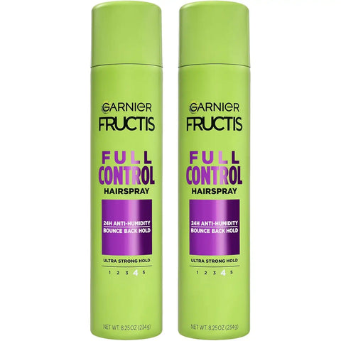 Garnier Fructis Style Full Control Anti-Humidity Hairspray, Ultra Strong Hold, 8.25 oz. (Pack of 2)