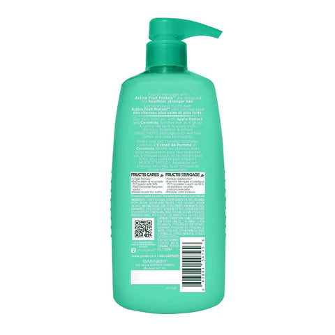 Garnier Fructis Grow Strong Shampoo, 33.8 Fl Oz, 1 Count (Packaging May Vary) (Pack of 2)