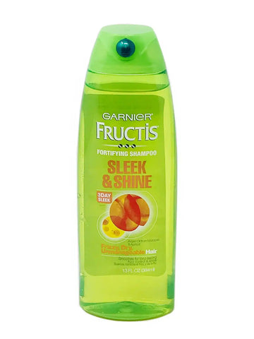Garnier Fructis Shampoo Sleek & Shine 13 Ounce Frizzy/Dry (384ml) (2 Pack)