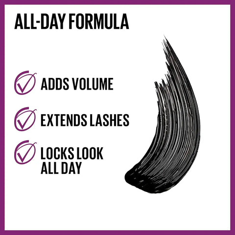 Maybelline The Falsies Lash Lift Washable Mascara + Garnier SkinActive Micellar Water Bundle, Includes 1 Mascara in Very Black and 1 Makeup Remover