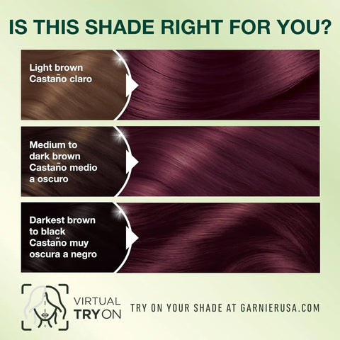 Garnier Nutrisse Ultra Crème Hair Color, Permanent Hair Dye with 100% Gray Coverage, Vegan & Cruelty-Free, 42 Deep Burgundy (Black Cherry), 2 Count