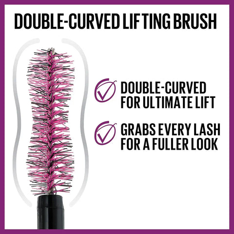Maybelline The Falsies Lash Lift Waterproof Mascara + Garnier SkinActive Micellar Water Bundle, Includes 1 Mascara in Brownish Black and 1 Makeup Remover