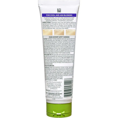 Garnier Hair Color Nutrisse Color Reviver 5 MIN Color Mask, Cool Blonde for Color Treated Hair to Nourish & Fights Brass (For Cool and Ash Blondes), 4.2 Fl Oz, 2 Count (Packaging May Vary)