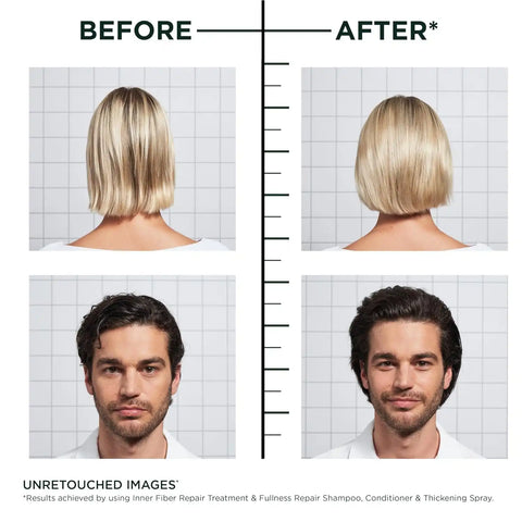 Garnier Fructis Hair Filler Fullness Repair Thickening Spray, Volumizing Spray with Polypeptides and Hair Repair Complex for Thin, Weak Split Ends, 4.4 Fl Oz (Pack of 2)
