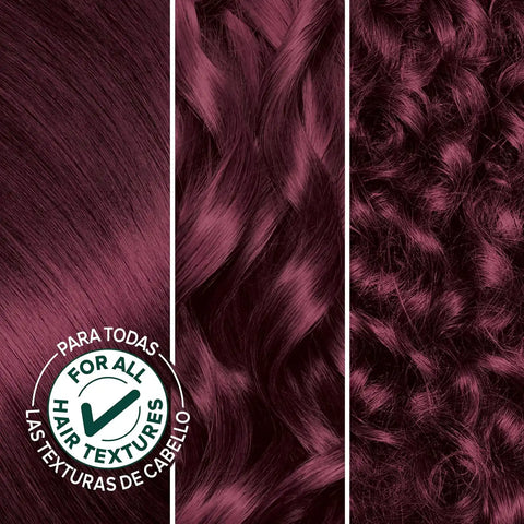 Garnier Nutrisse Ultra Crème Hair Color, Permanent Hair Dye with 100% Gray Coverage, Vegan & Cruelty-Free, 362 Darkest Berry Burgundy (Raspberry Jam), 2 Count