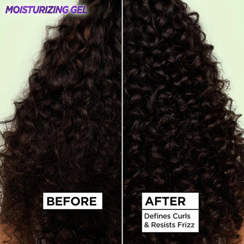 Garnier Fructis Flexi Hold Curls Moisturizing Gel, Curl Hair Styling Gel with Hyaluronic Moisture Complex, Provides Up to 100HRs of Moisture & Definition For All Curl Types, 12.5 Fl Oz