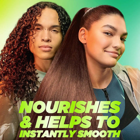 Garnier Fructis Sleek & Shine Moroccan Sleek Smoothing Oil for Frizzy, Dry Hair, Argan Oil, 3.75 Fl Oz, 1 Count (Packaging May Vary) | Moroccan Sleek