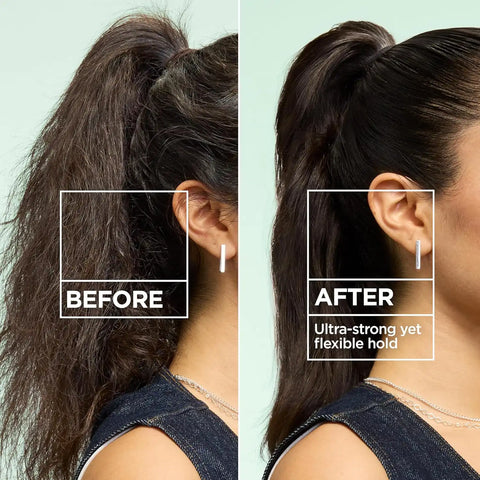 Garnier Fructis Sleek & Shine Hairspray, Provides 24-Hour Anti-Humidity and Frizz Control, Extra Strong Hold, Infused with Bamboo Extract for Ultra-Smooth Hair, 8.25 oz, 3 Count (Packaging May Vary)