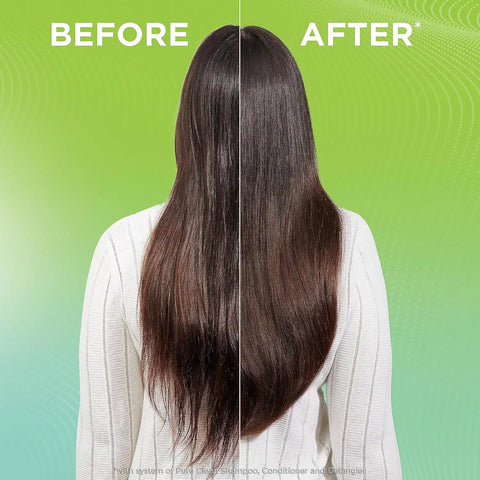 Garnier Fructis Pure Clean Detangler + Air Dry Spray, 5.0 Fl Oz, 2 Count (Packaging May Vary)